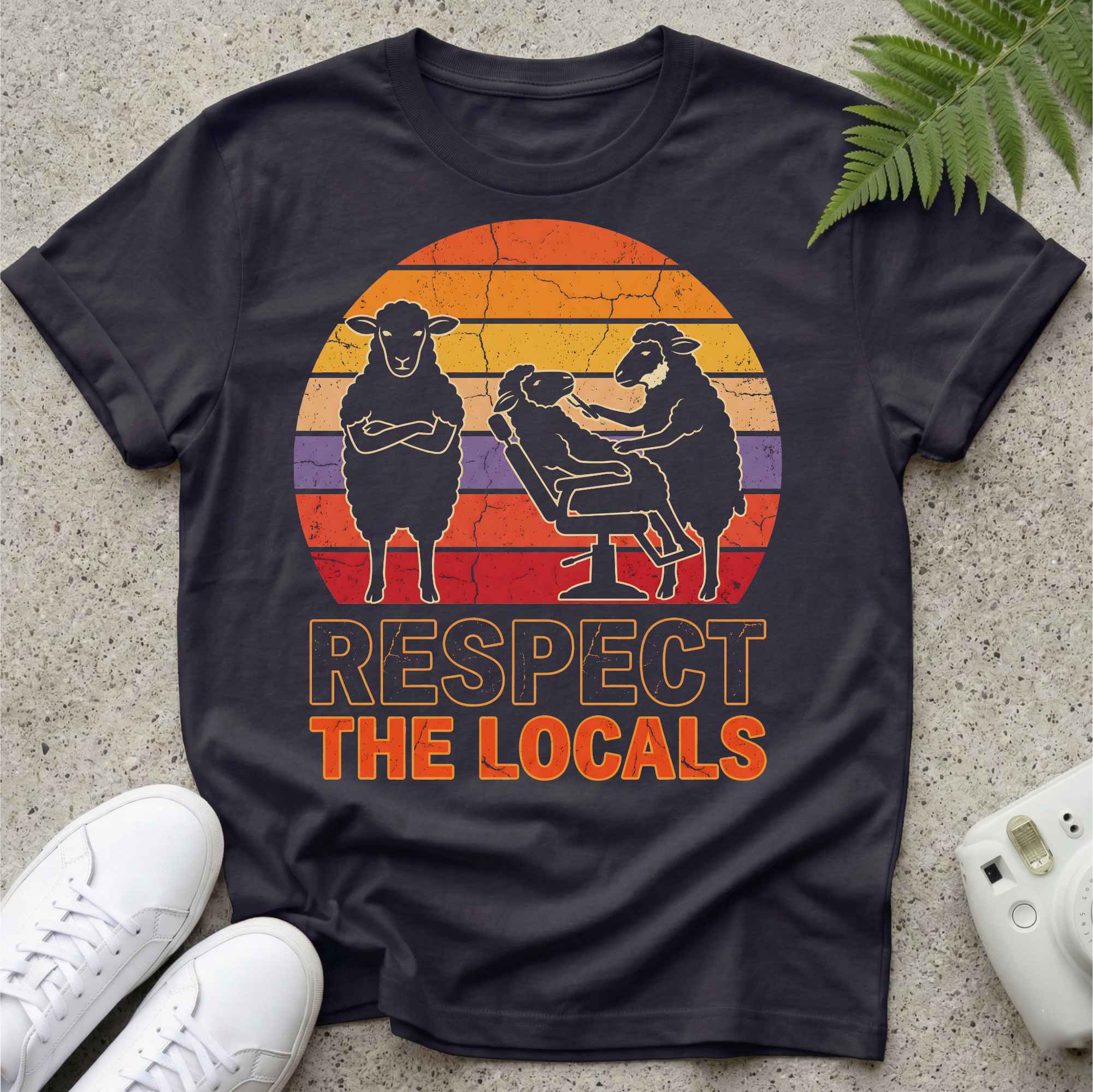 Respect Locals Sunset T-shirt