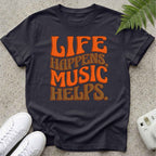 Retro Life Happens T-shirt