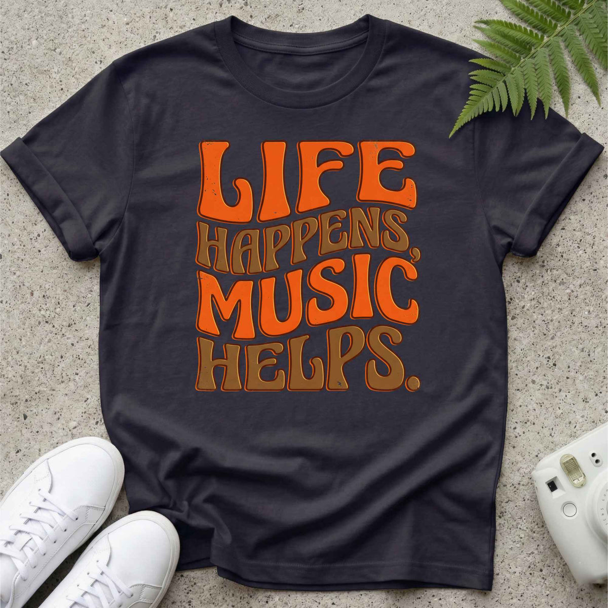 Retro Life Happens T-shirt