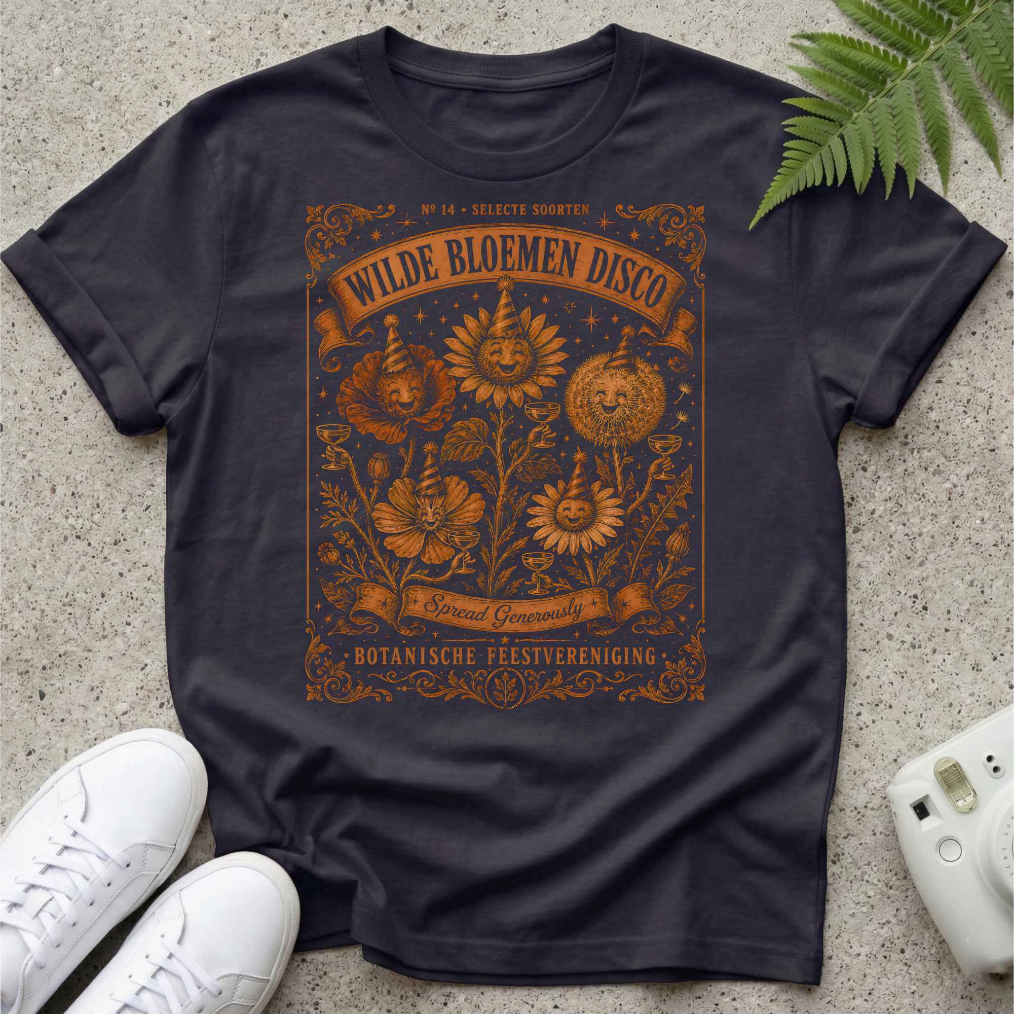 Wilde Bloemen Disco T-shirt