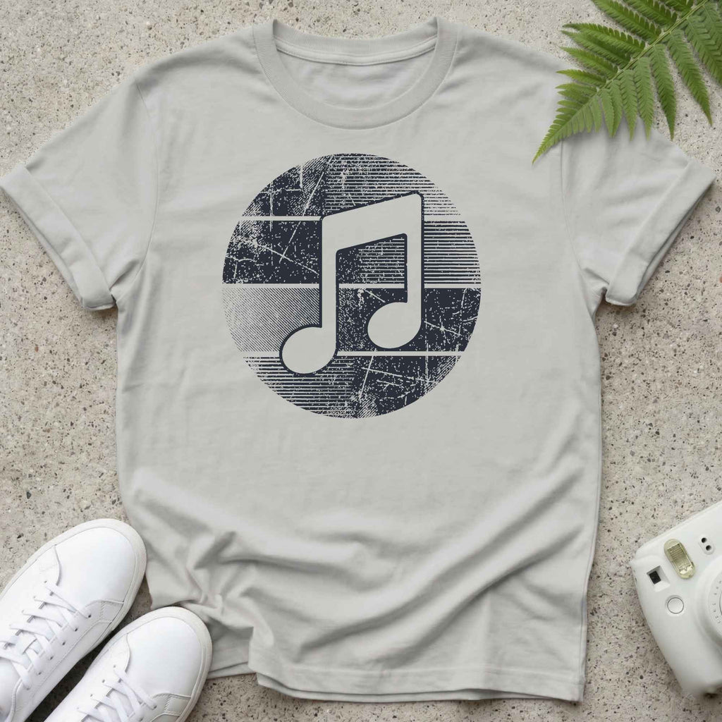 Music Note L BL T-shirt