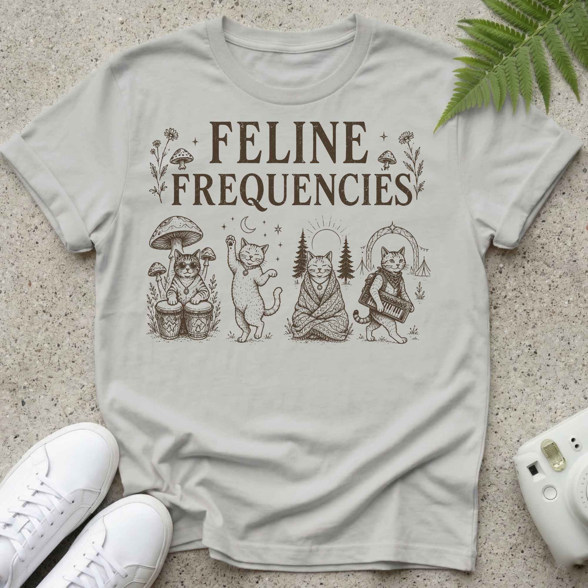 Feline Frequencies 4 T-shirt