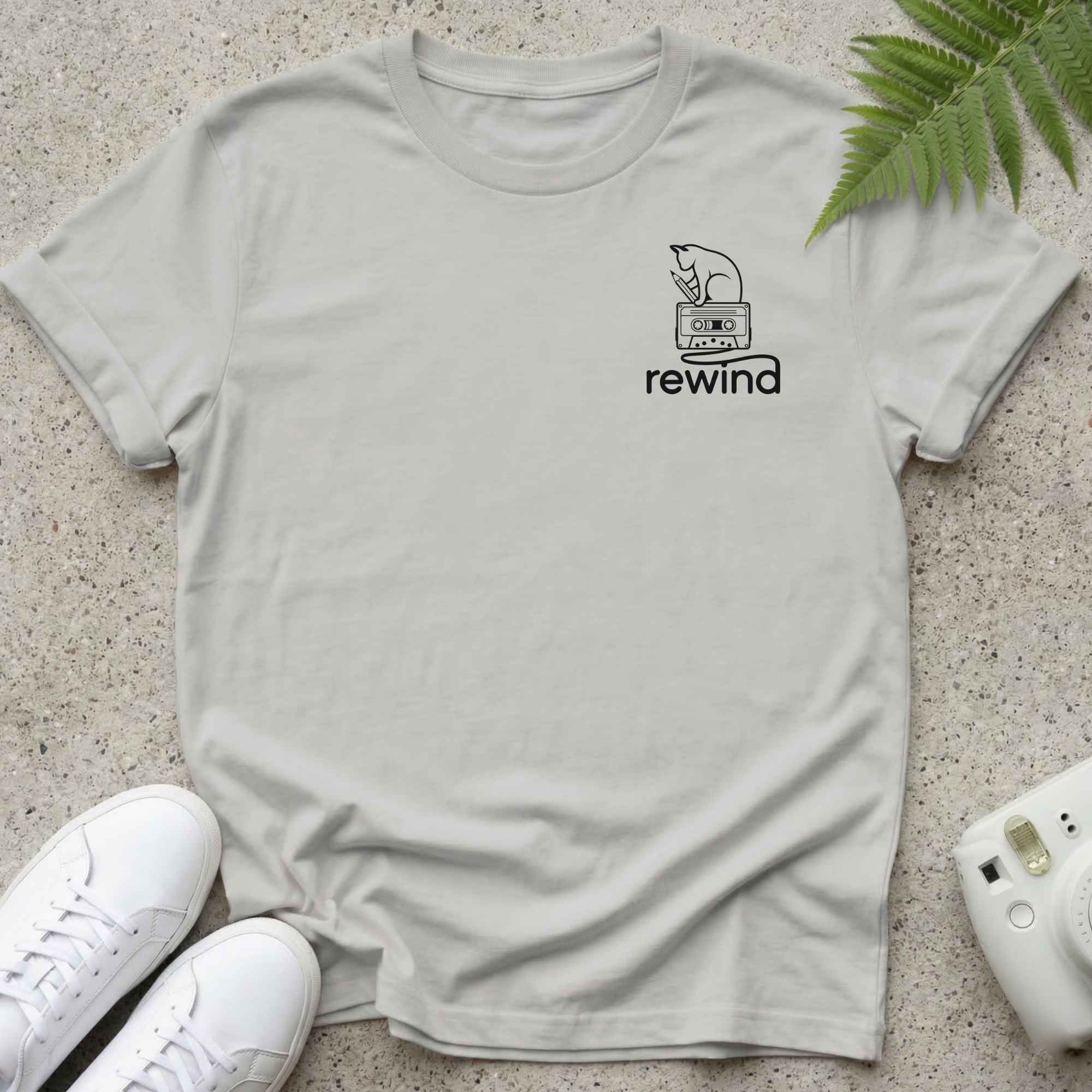 Rewind Cat T-shirt