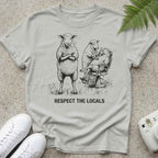 Respect The Locals Sheep T-shirt