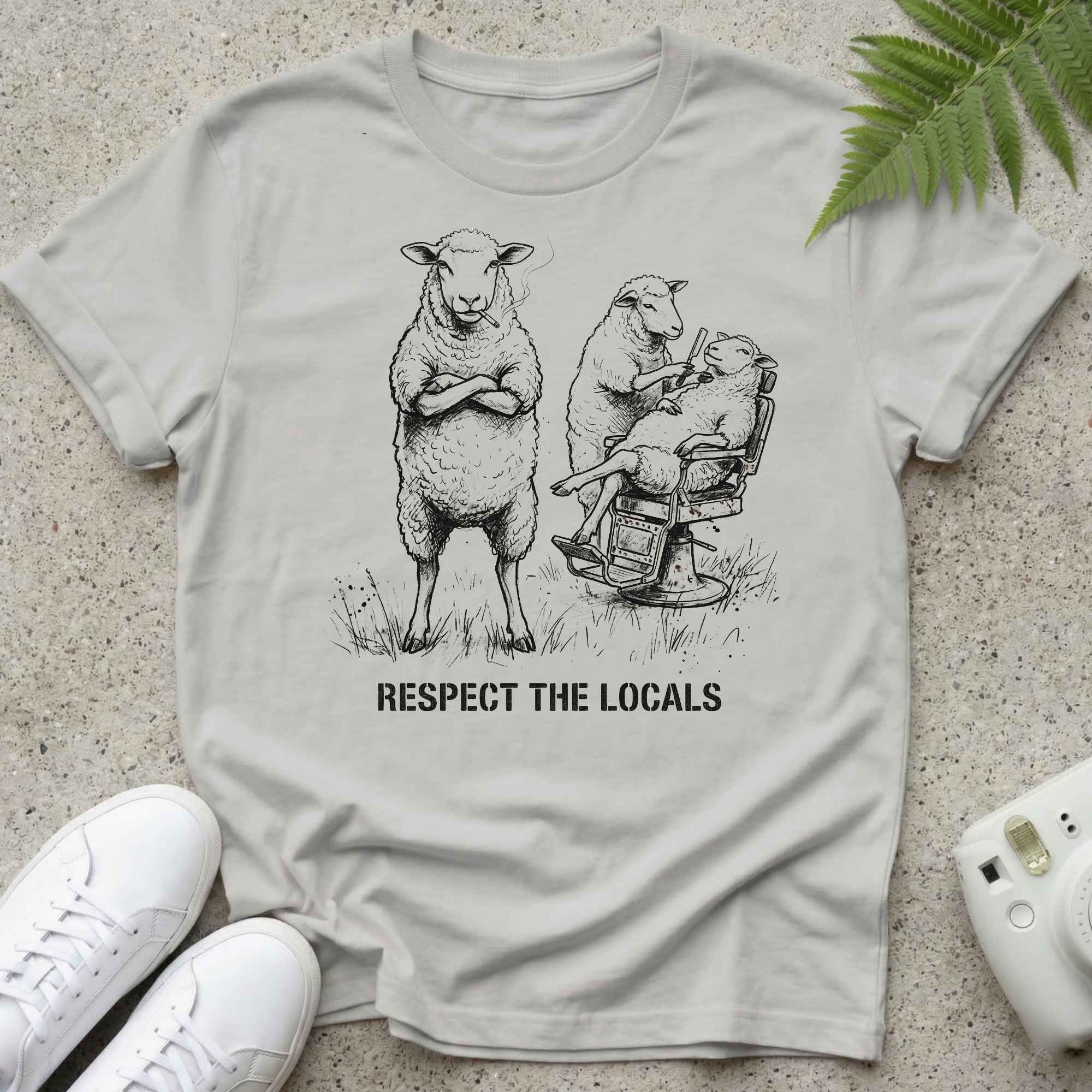 Respect The Locals Sheep T-shirt