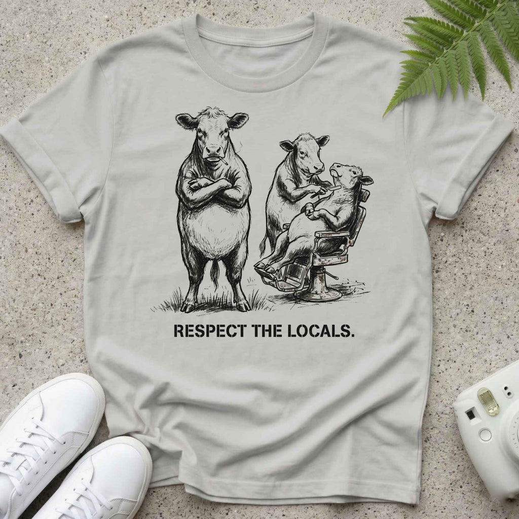 Respect the Locals Cow T-shirt