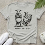 Respect the Locals Cow T-shirt