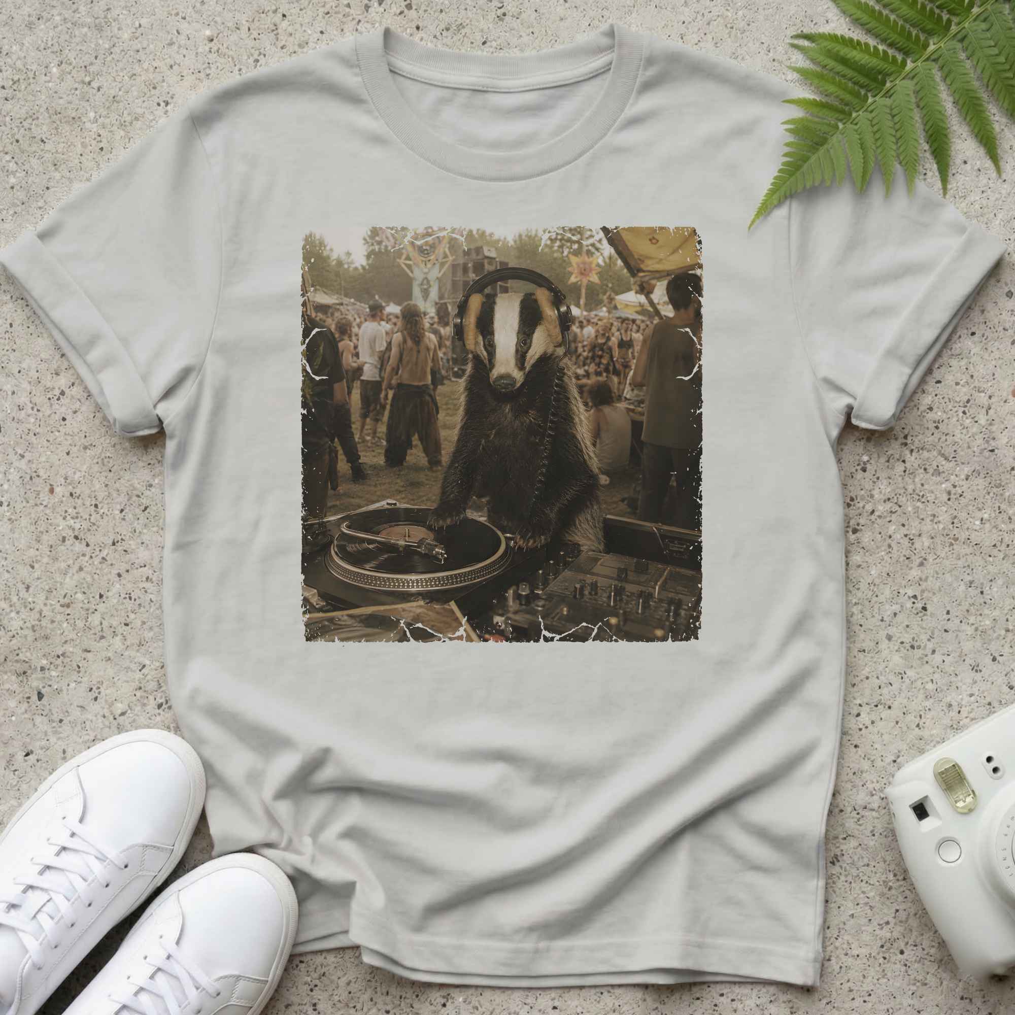 Badger At Festival T-shirt