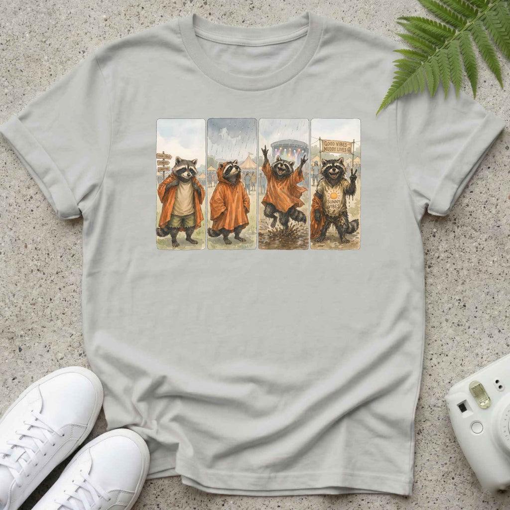 Raccoon Festival Weather Proof T-shirt