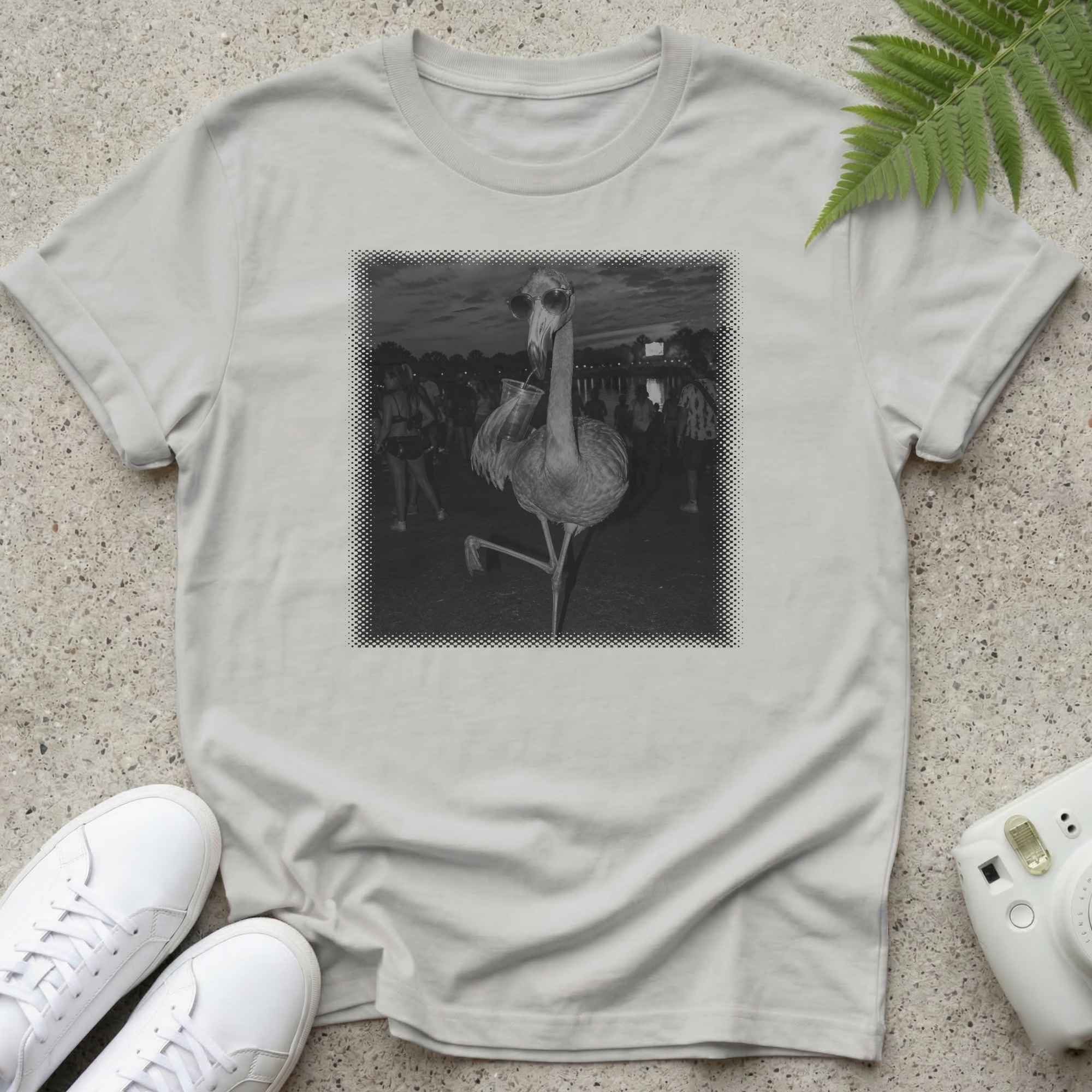 Flamingo Party-mode T-shirt