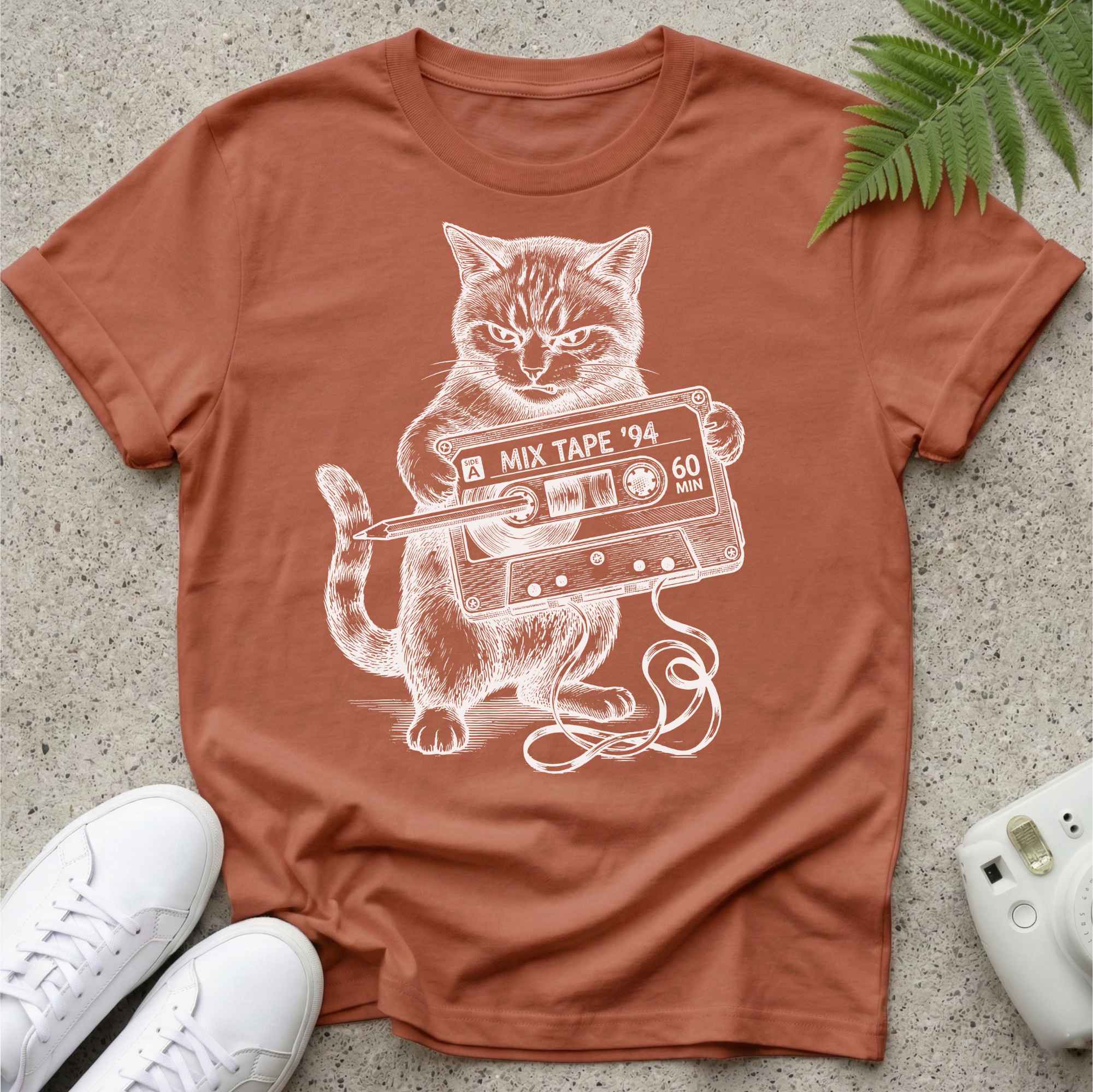 Grumpy Cat Cassette W T-shirt