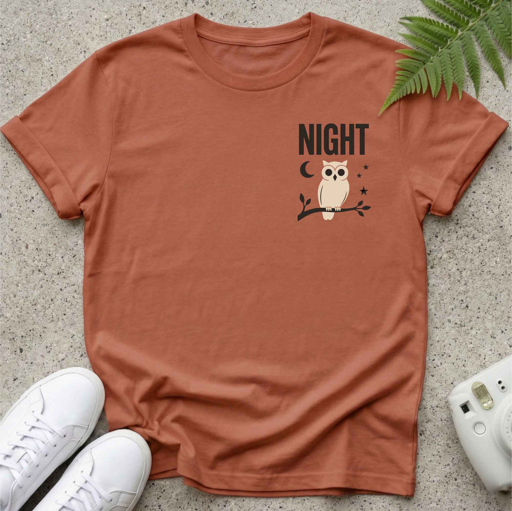Night Owl Moon T-shirt
