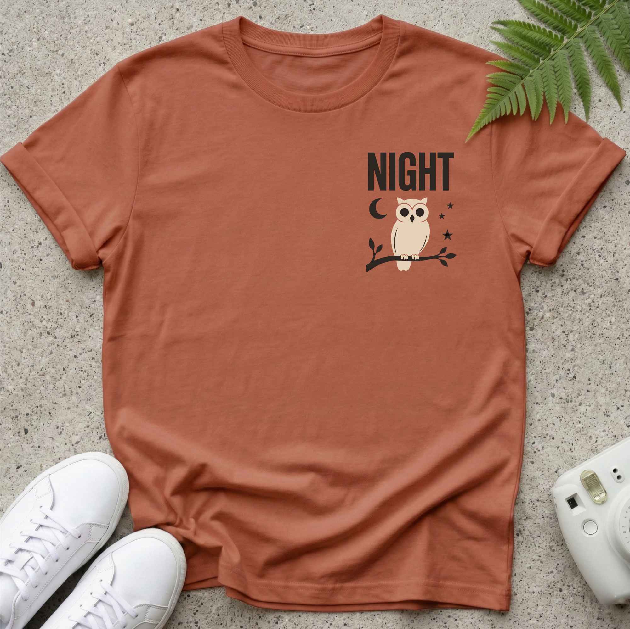 Night Owl Moon T-shirt
