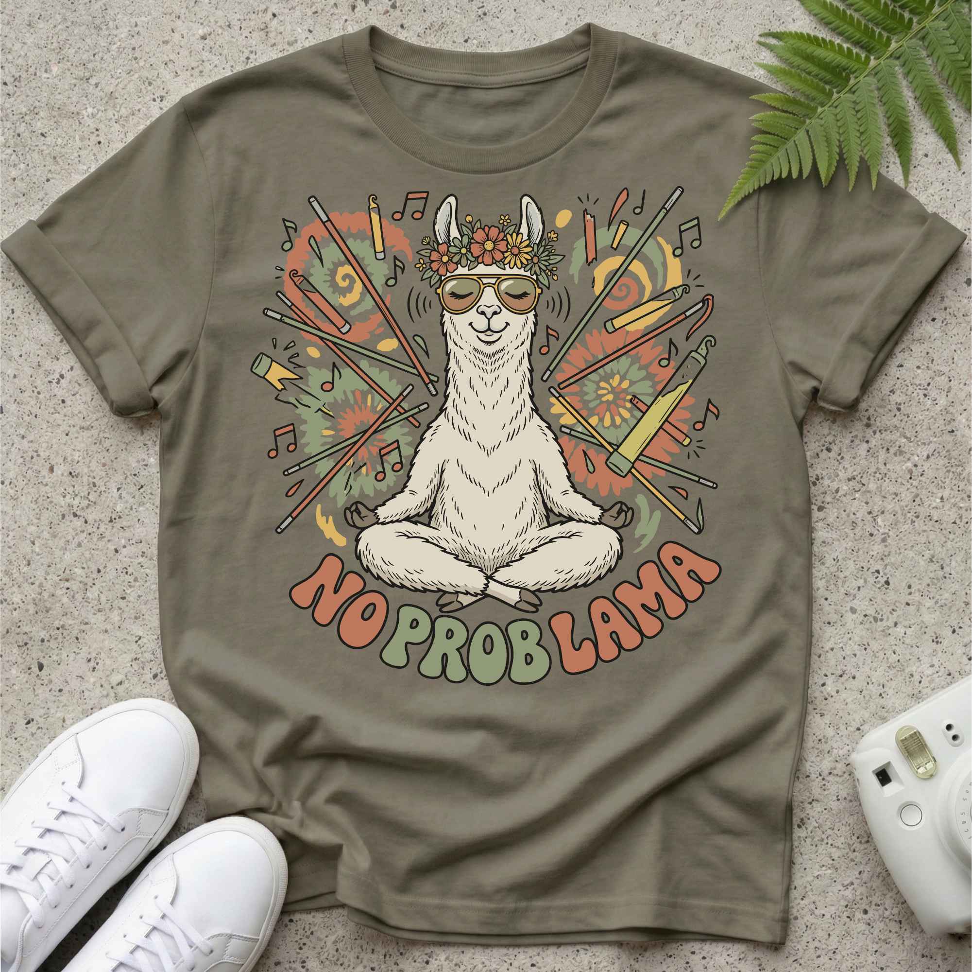 Calm and Unworried Lama T-shirt