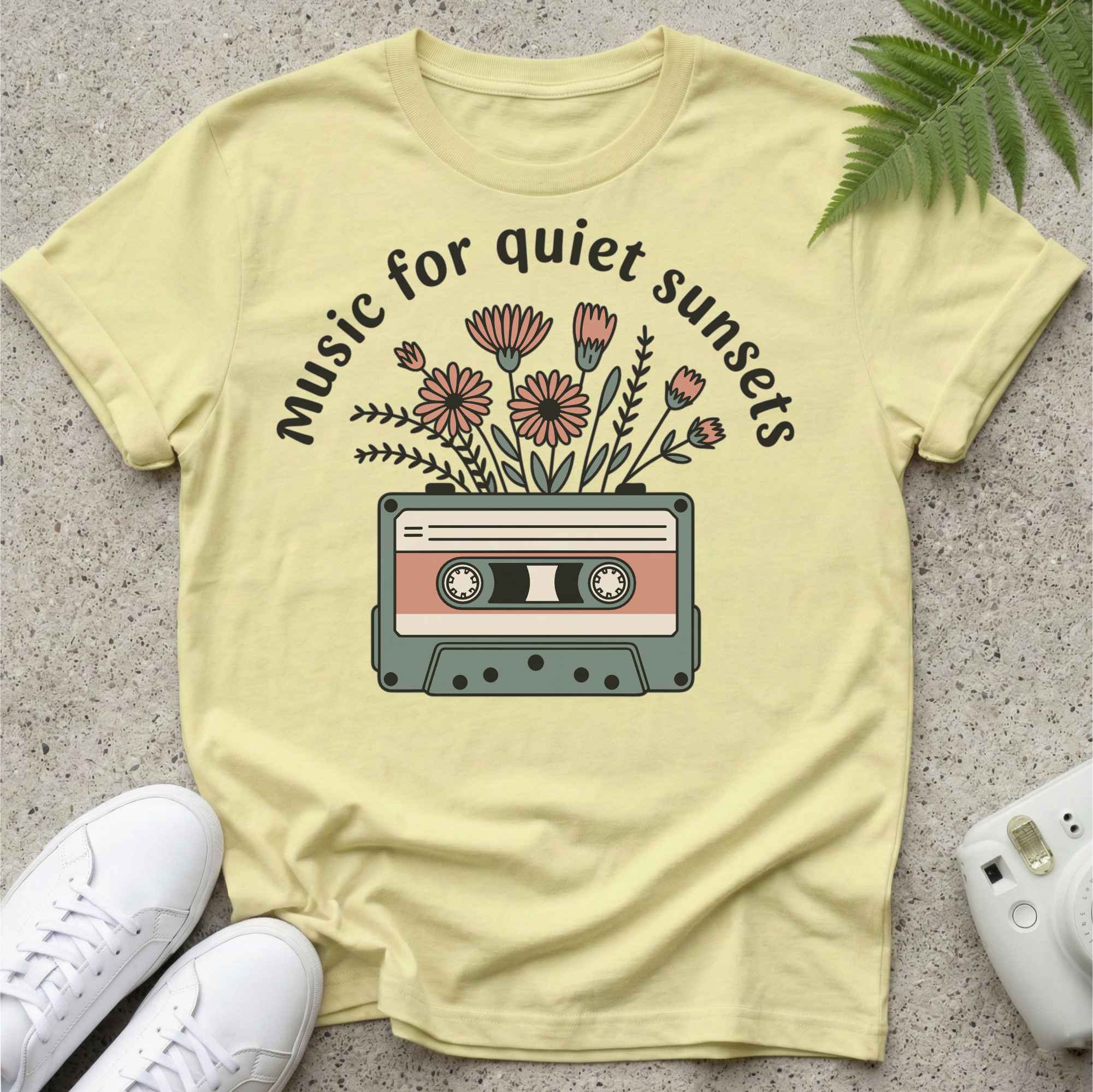 Music for quiet sunsets T-shirt