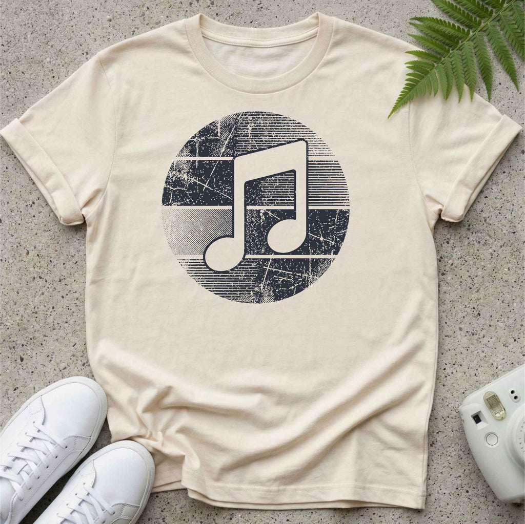 Music Note L BL T-shirt