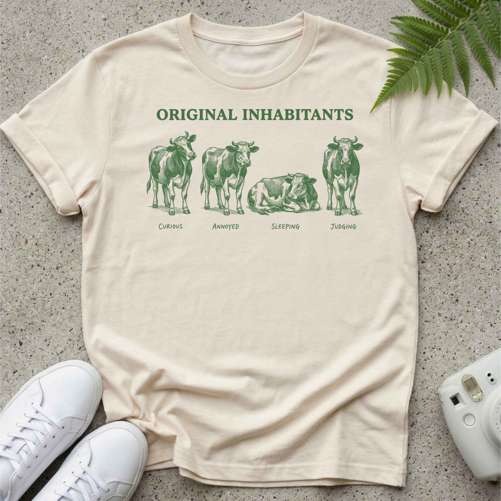 Original Inhabitants Cows T-shirt