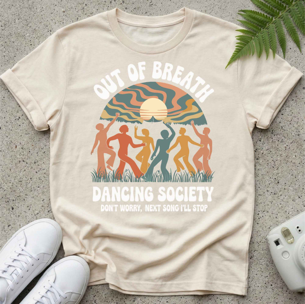 Out of Breath Dancing Groovy T-shirt
