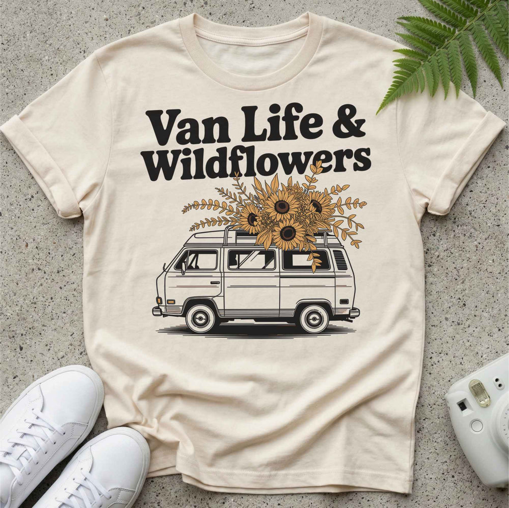 Van Life And Wildflowers T-shirt
