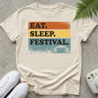 Eat.Sleep.Festival. T-shirt