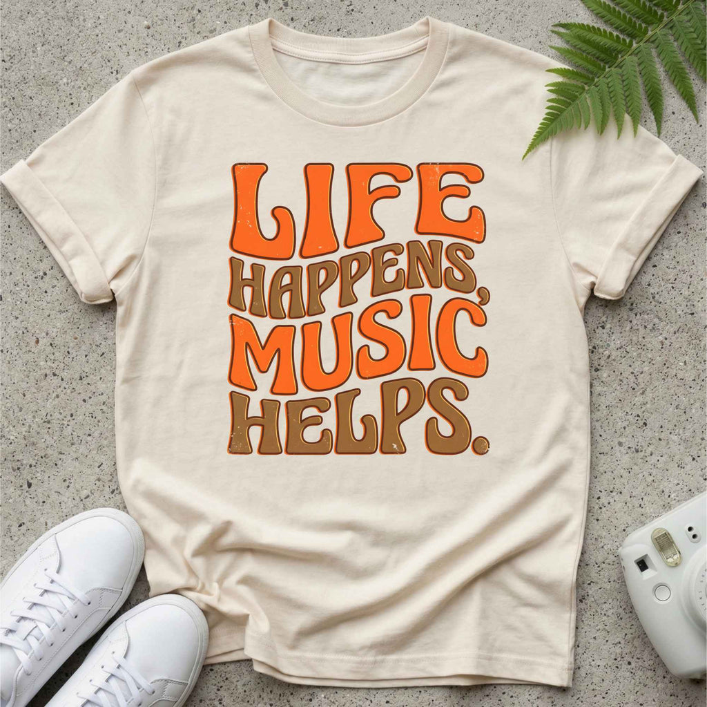 Retro Life Happens T-shirt