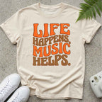 Retro Life Happens T-shirt