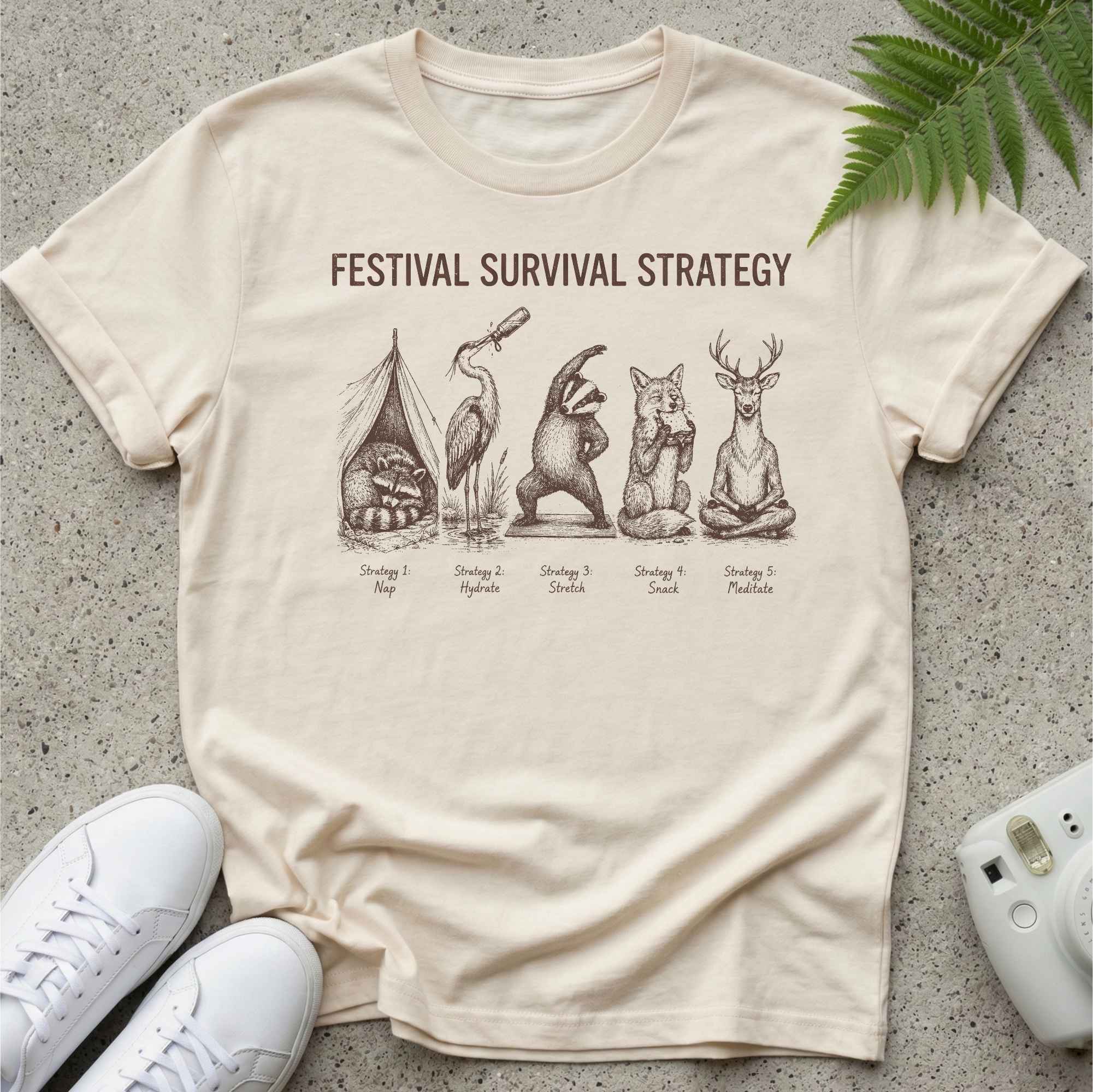 Festival Survival Strategy T-shirt