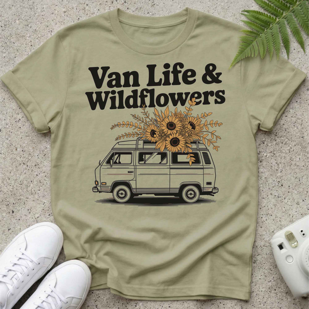 Van Life And Wildflowers T-shirt