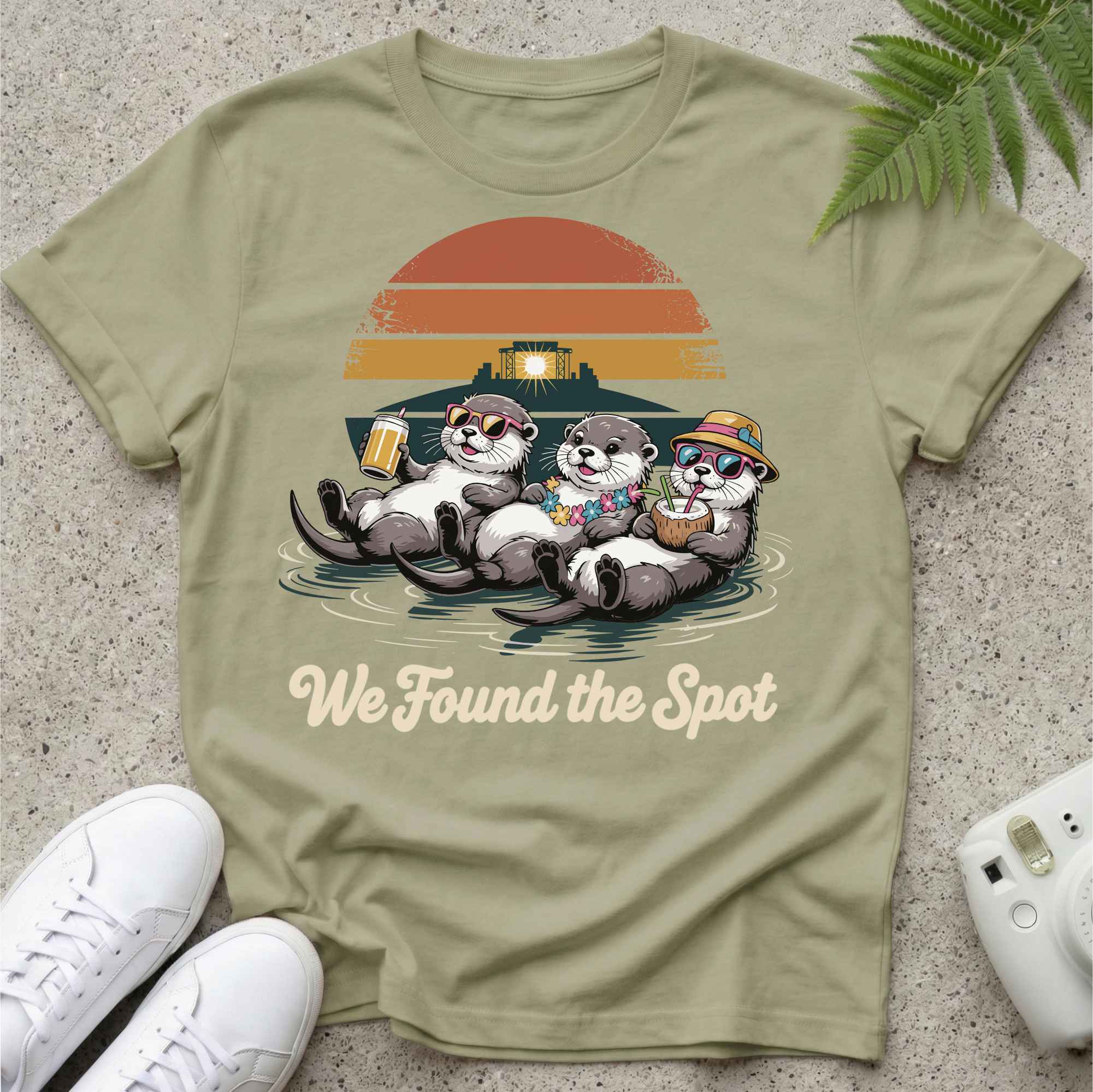 Just the right Spot, Otters T-shirt!