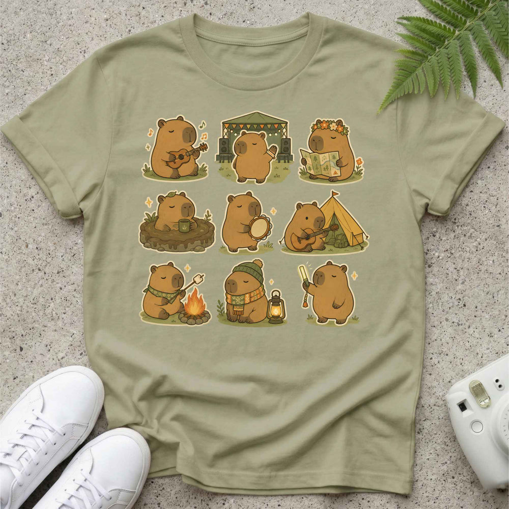 Capybara Festival Mode T-shirt