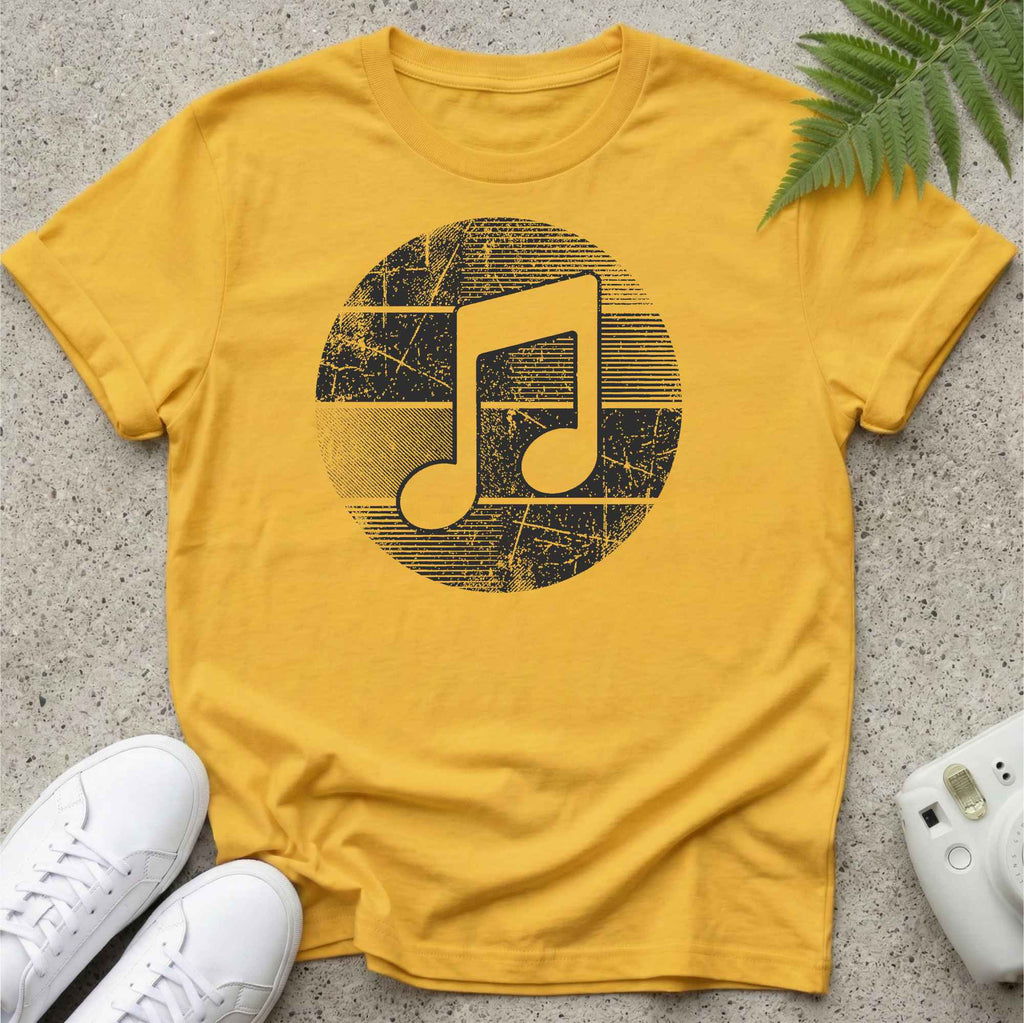 Music Note L BL T-shirt
