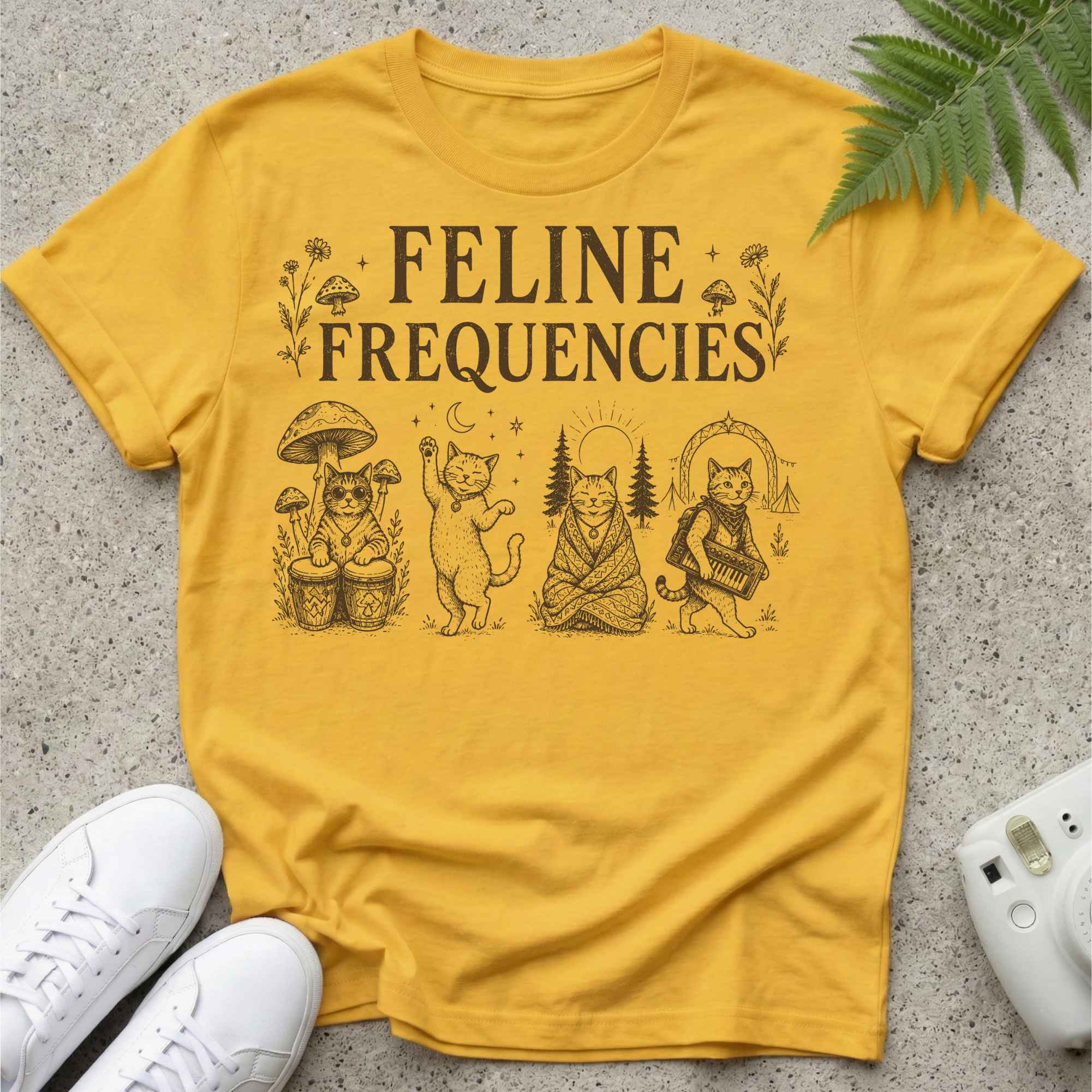 Feline Frequencies 4 T-shirt