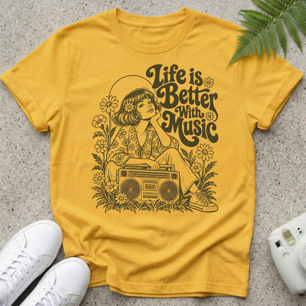 Better With Music T-shirt