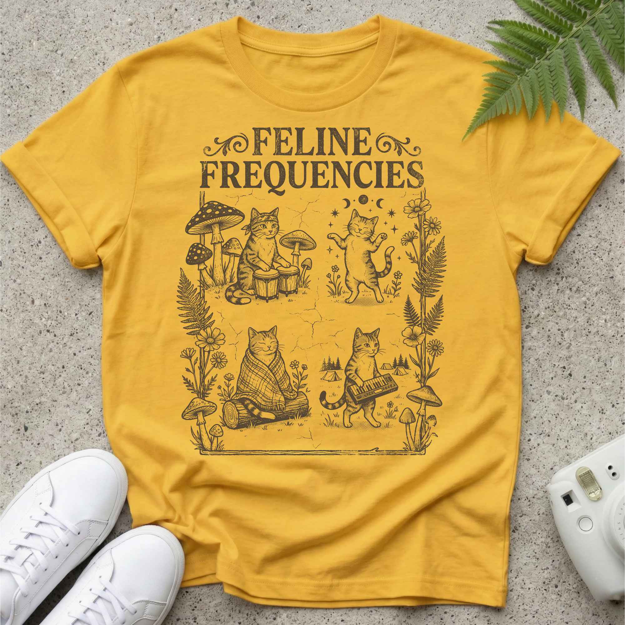 Feline Frequencies T-shirt