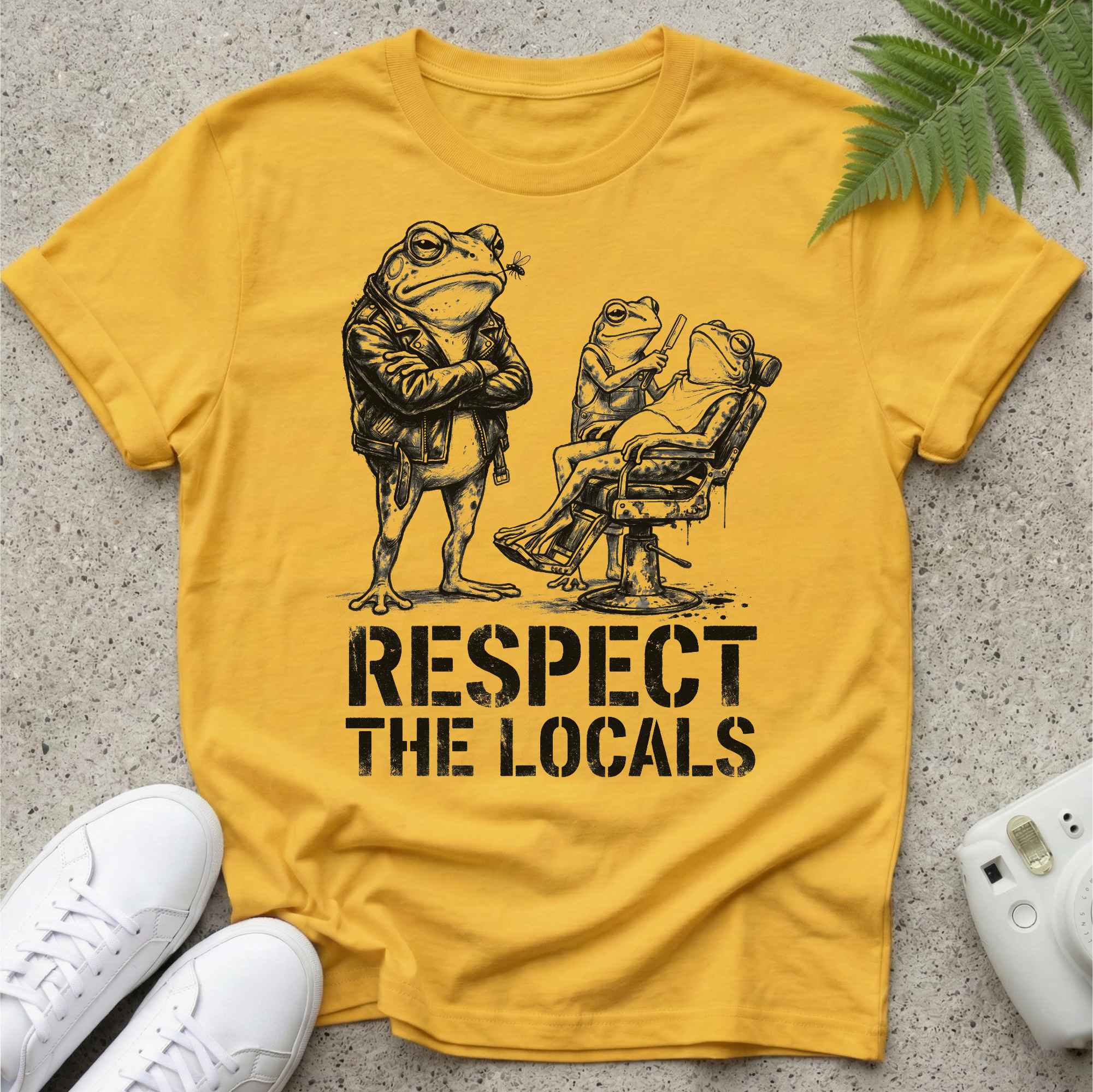 Respect Locals Frogs T-shirt