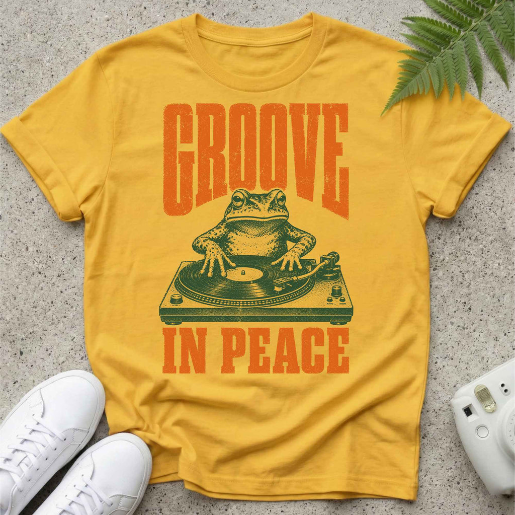 Groove In Peace Frog T-shirt
