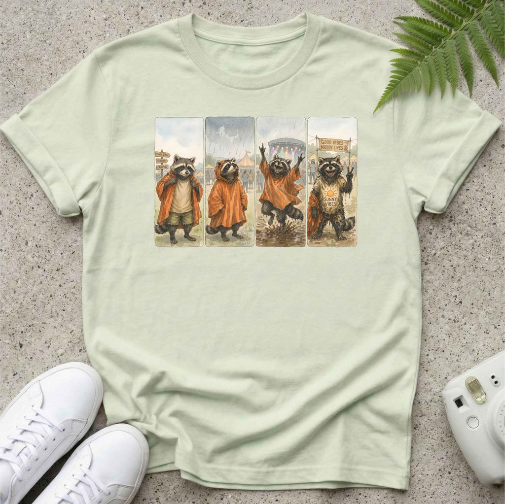 Raccoon Festival Weather Proof T-shirt