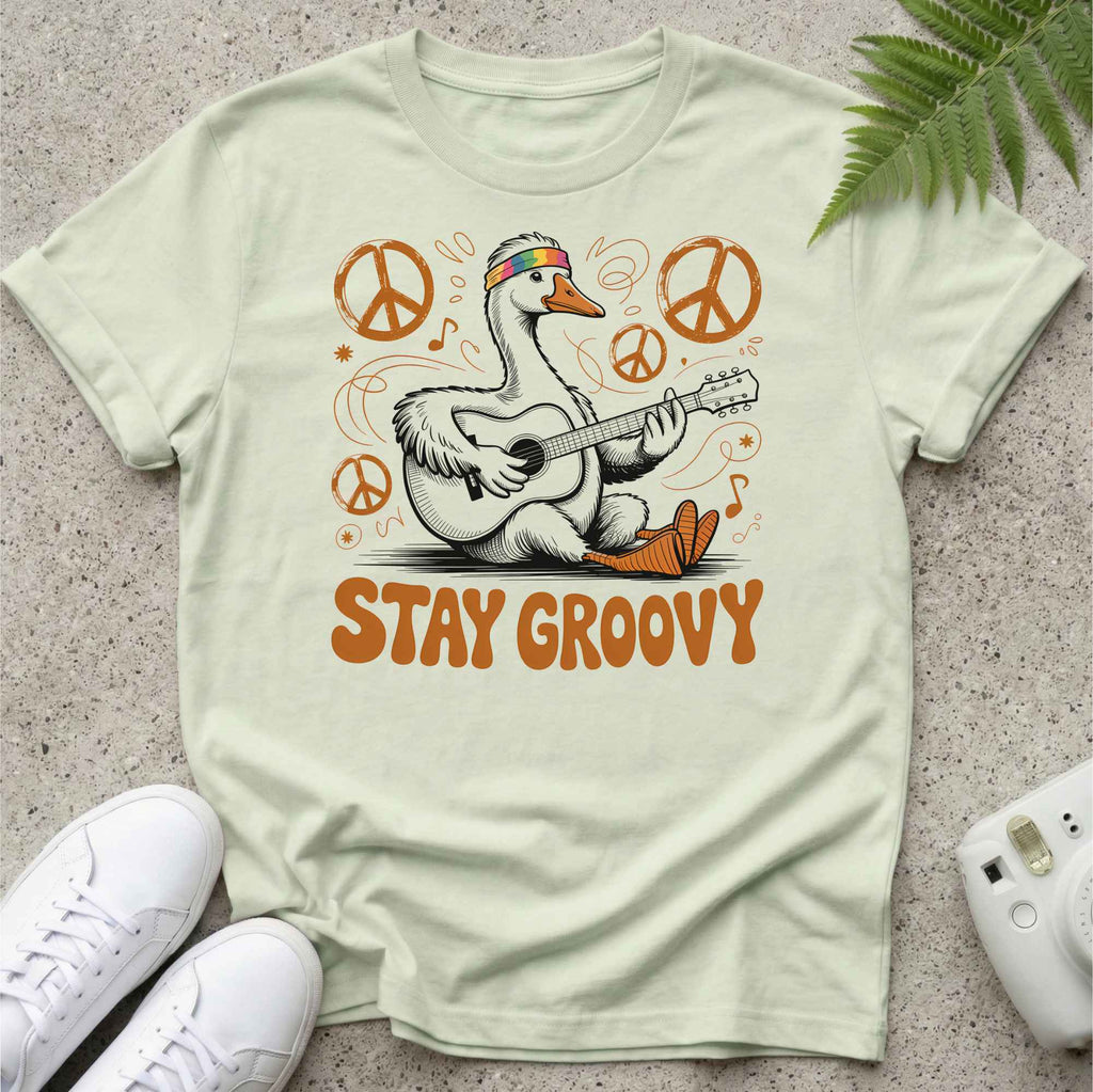 Stay Groovy Goose T-shirt