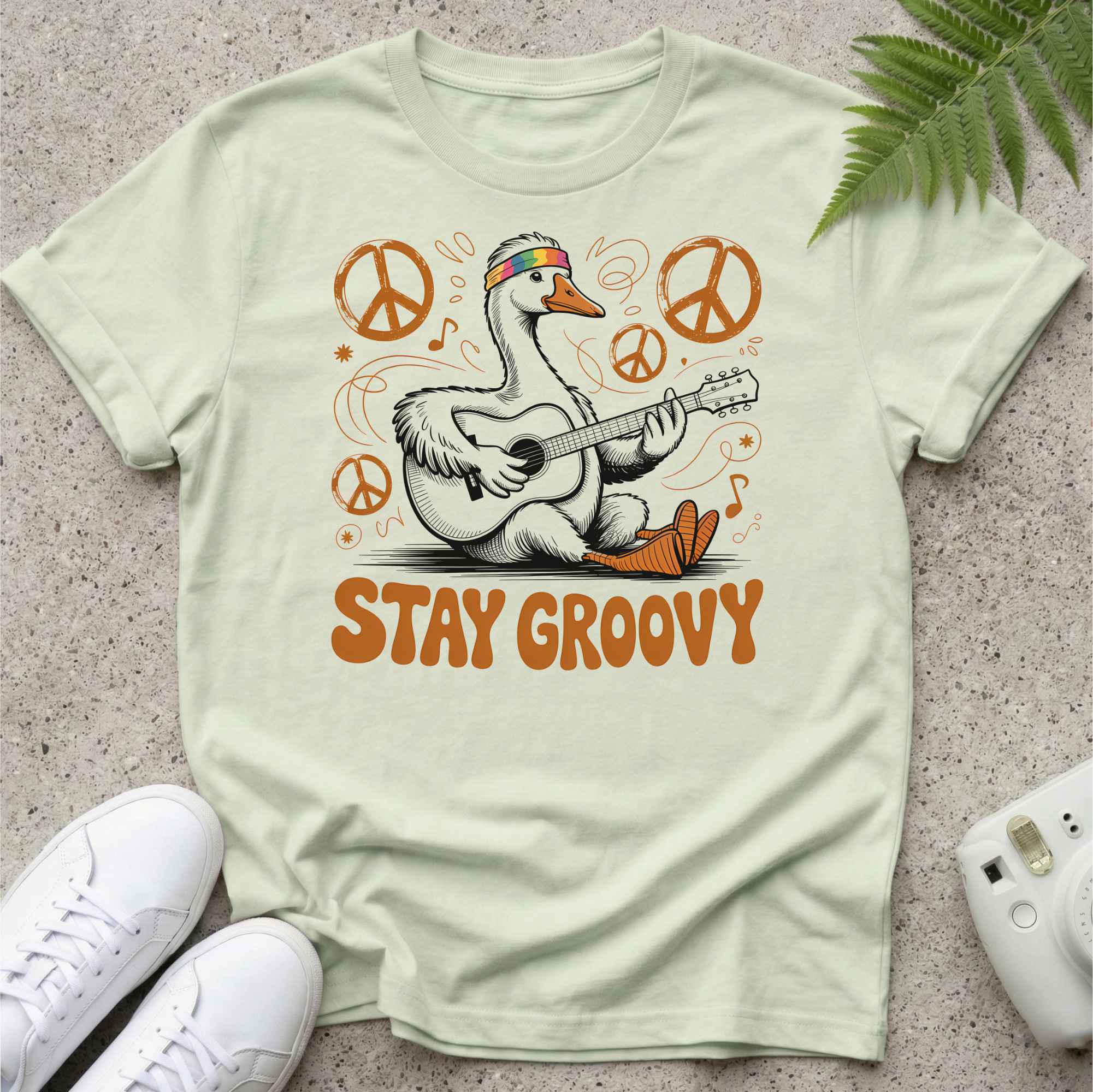 Stay Groovy Goose T-shirt