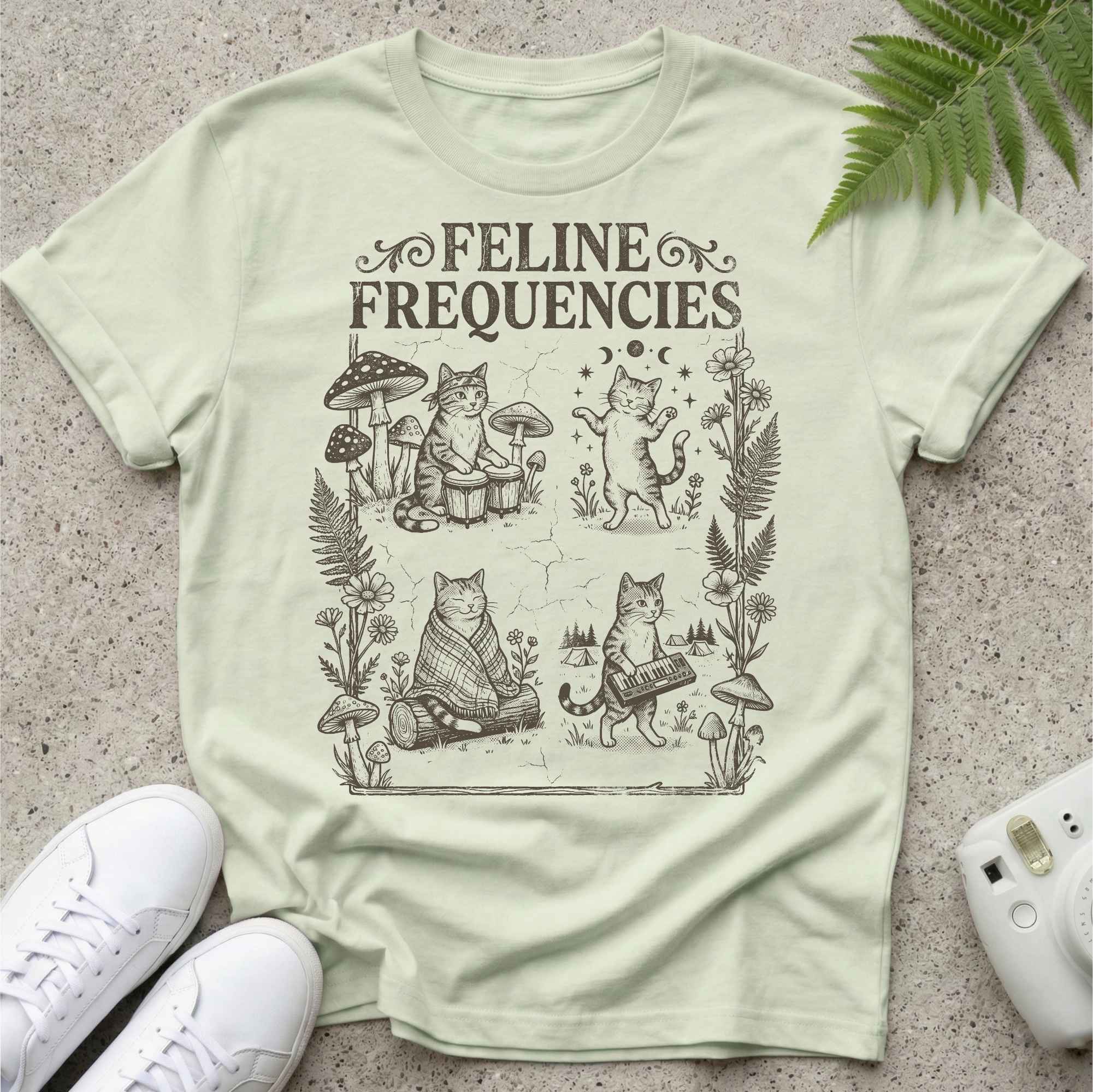 Feline Frequencies T-shirt