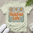 Festival Life Flowers T-shirt