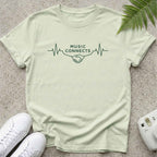 Music connects Green T-shirt