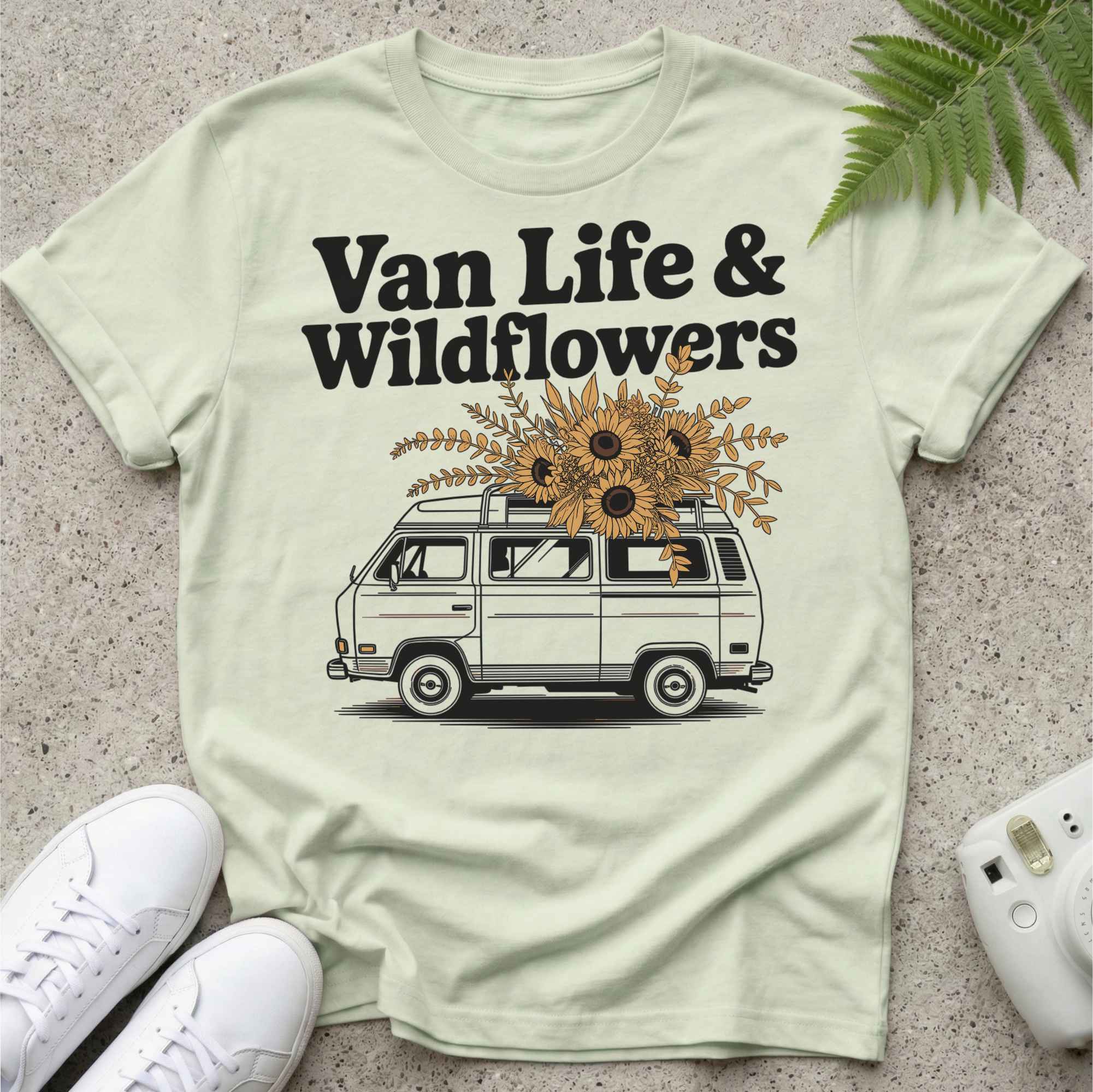 Van Life And Wildflowers T-shirt