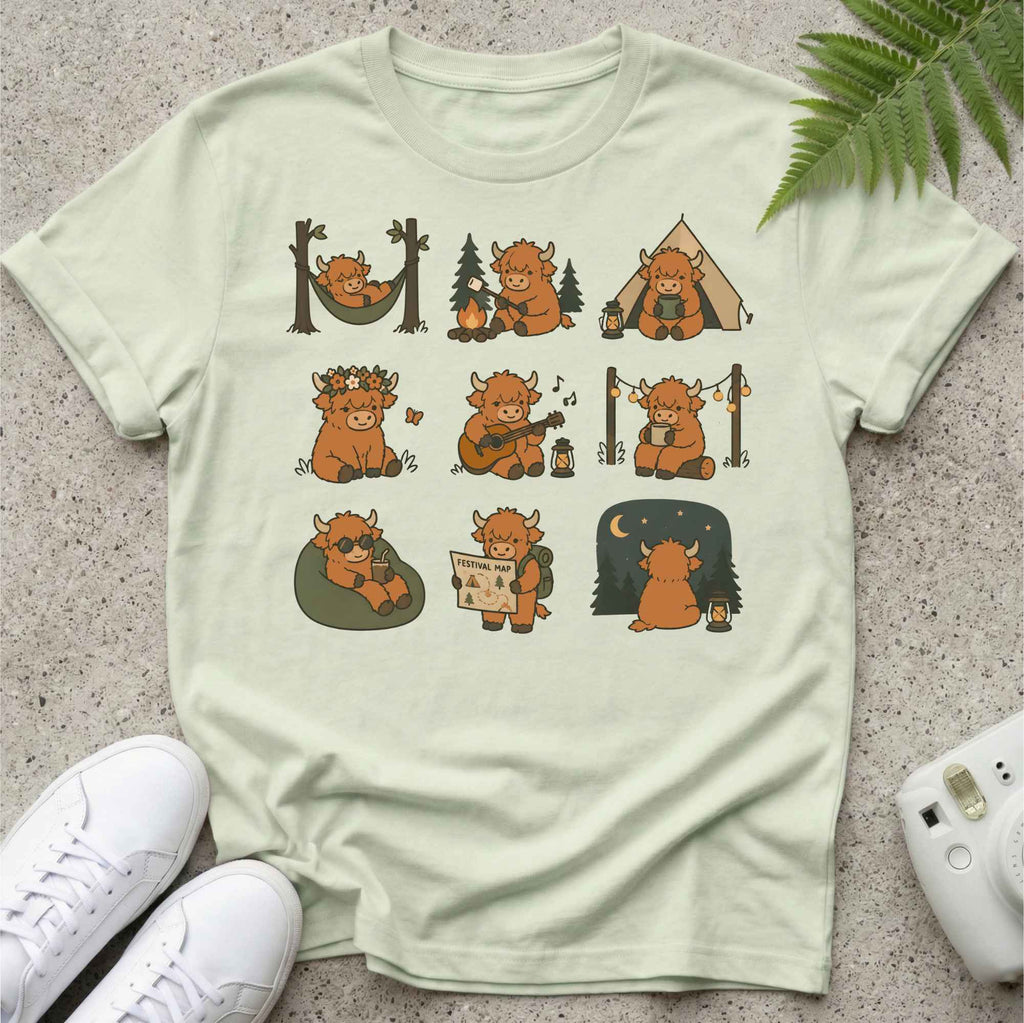 Cow Life Festival Mode T-shirt