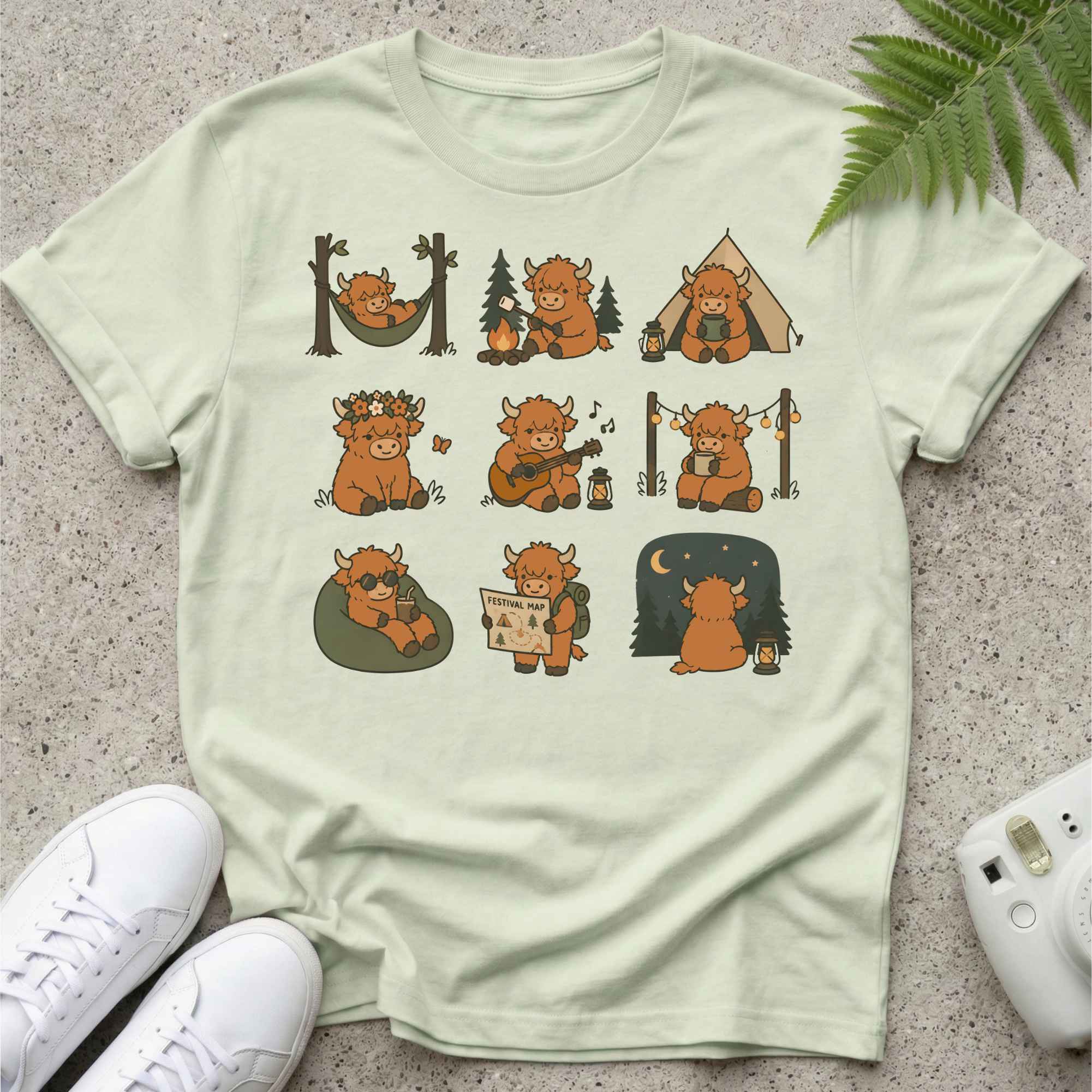 Cow Life Festival Mode T-shirt