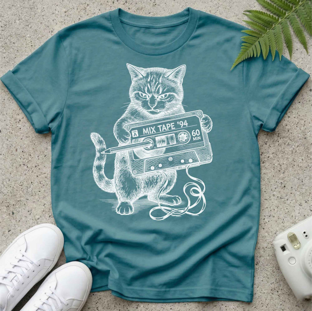 Grumpy Cat Cassette W T-shirt