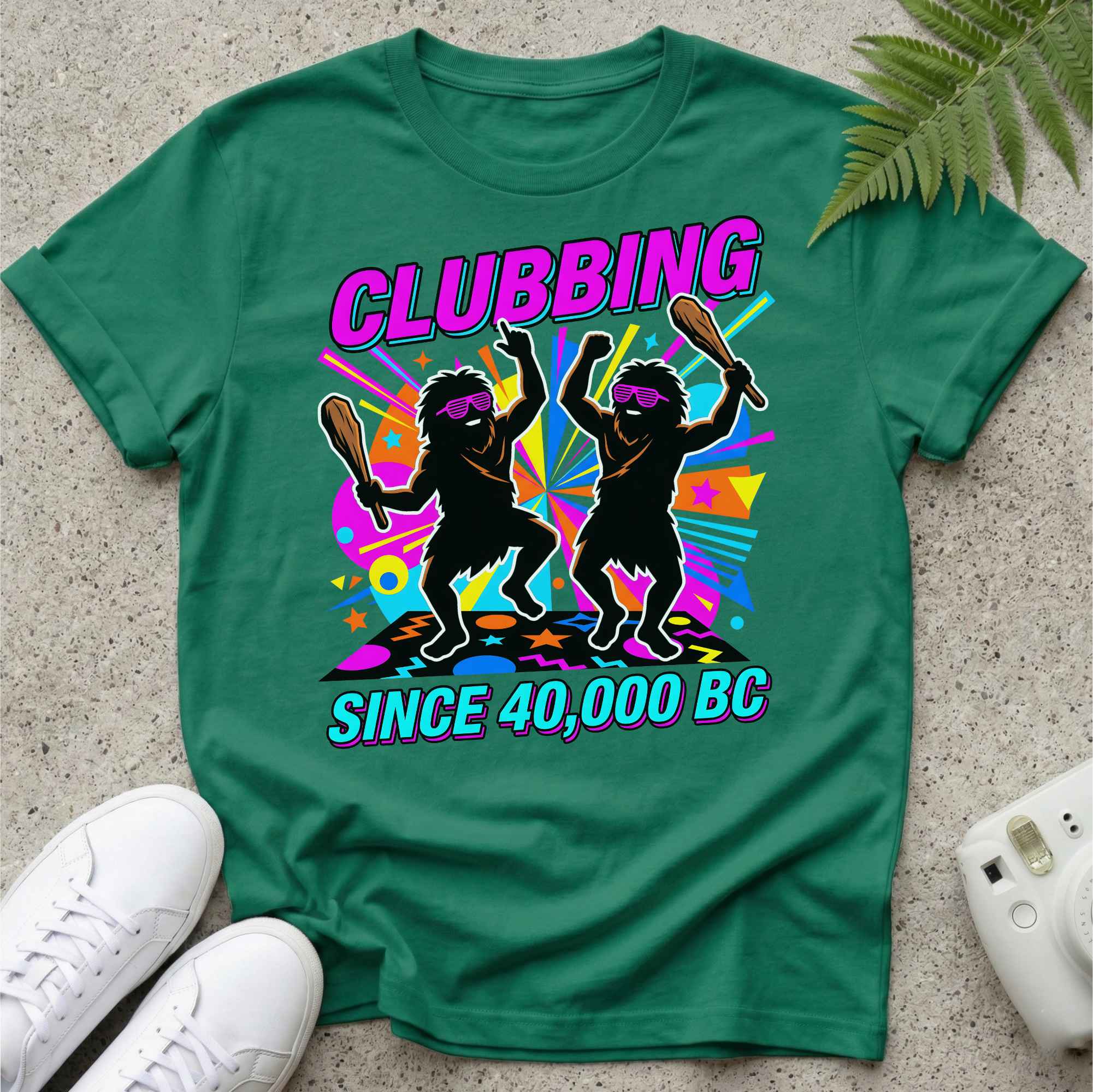 Clubbing 40.000 BC T-shirt