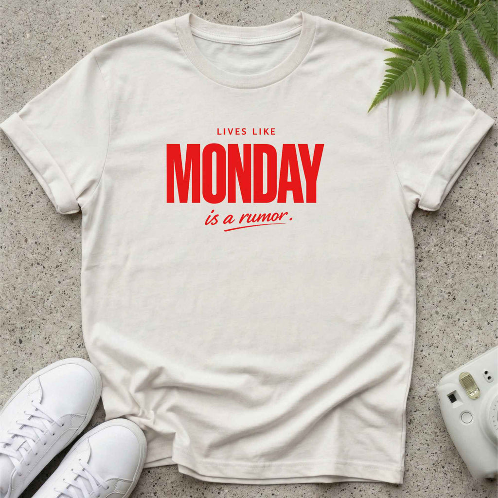 Monday Rumor Red T-shirt