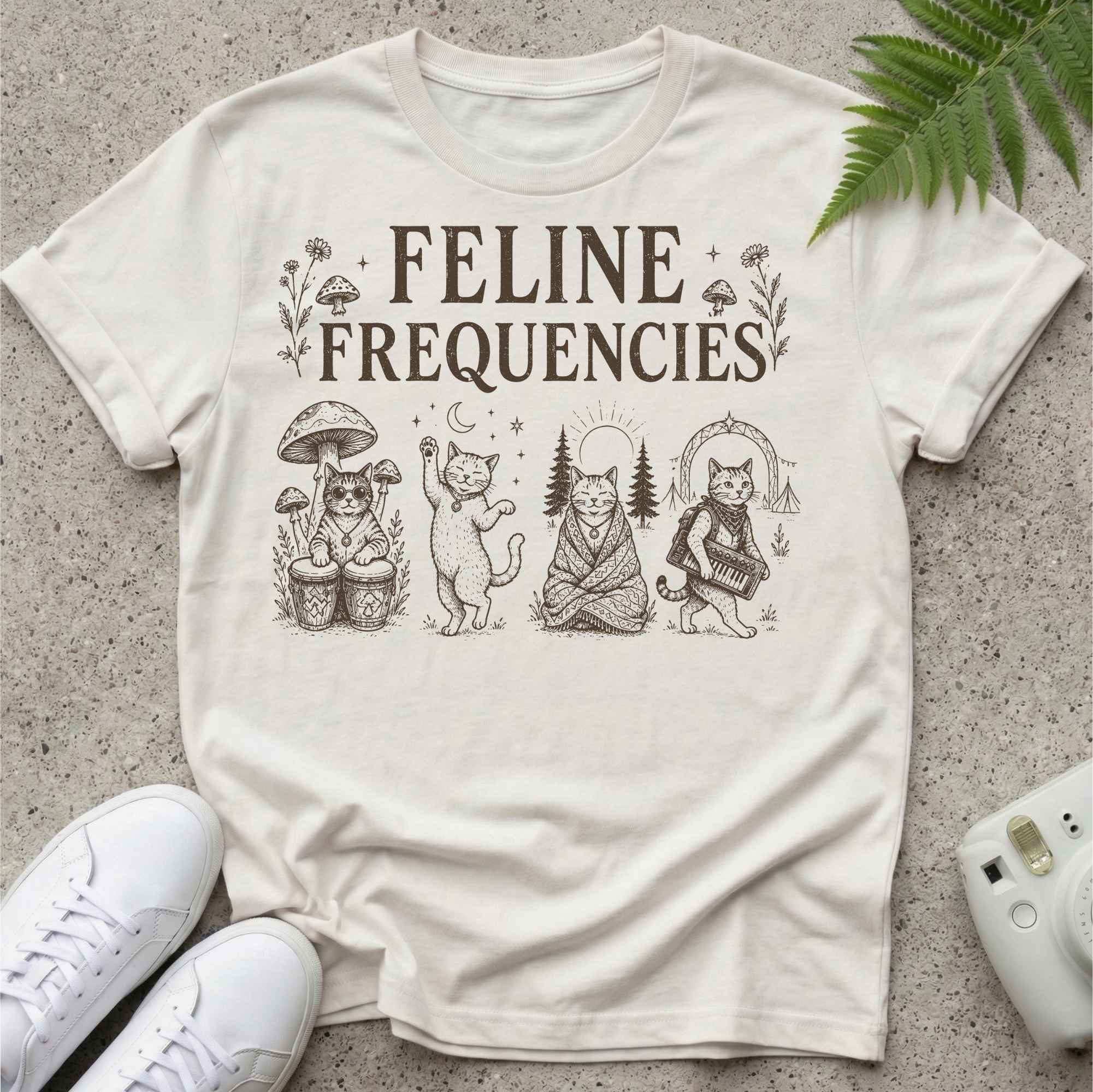 Feline Frequencies 4 T-shirt