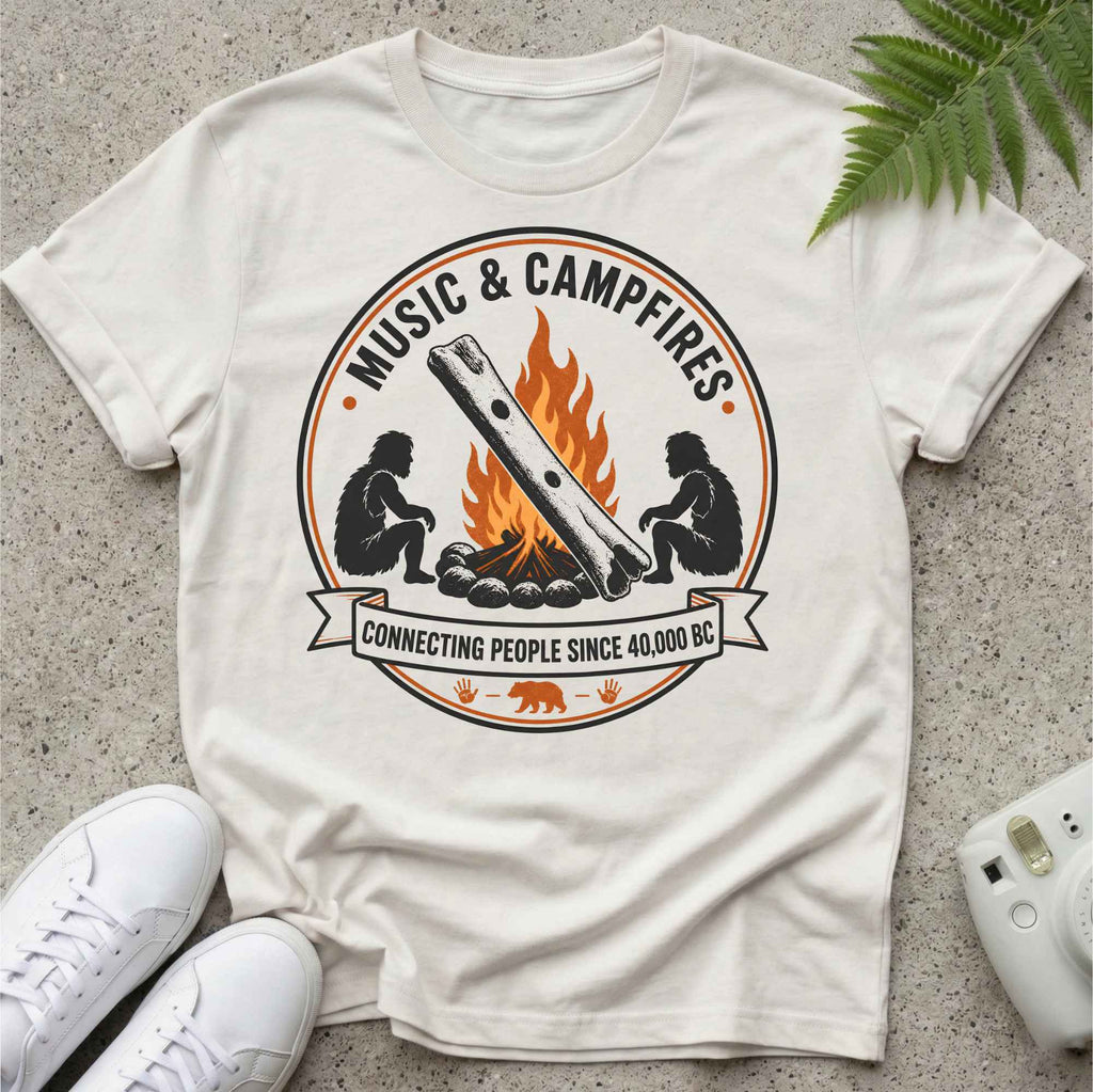 Connecting Flute 40.000BC T-shirt